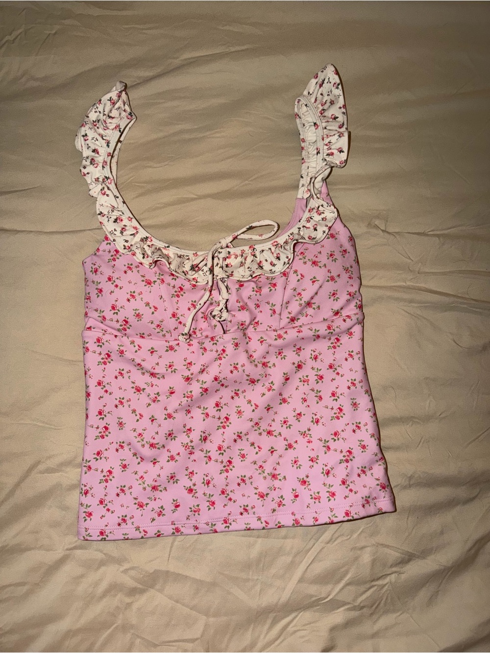 Blogilates Floral Pink Tank